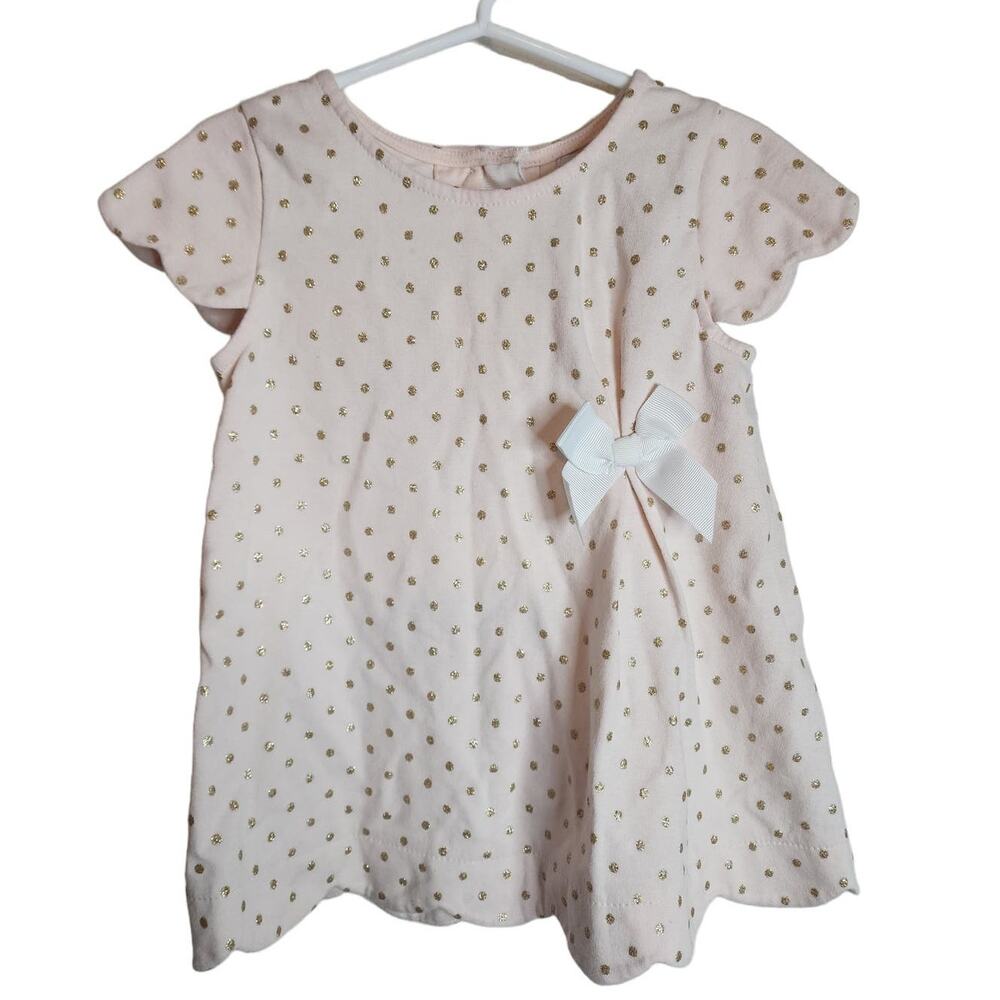 Tahari Light Pink/Red Polka Dot Tunic/Dress, 4T